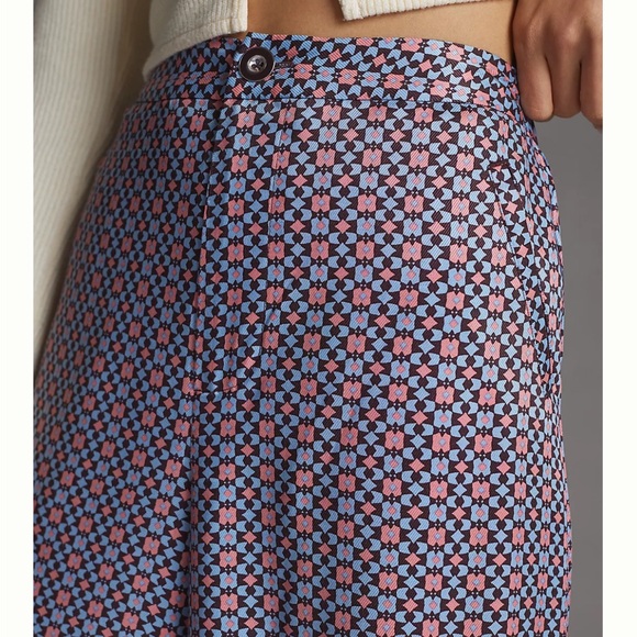 Patterned Wide-Leg Pants - Picture 2 of 9